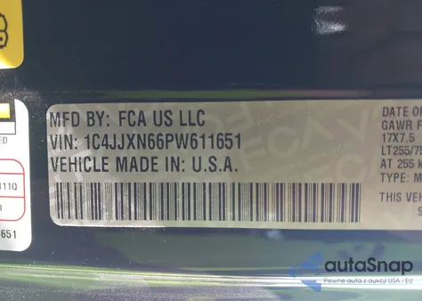 2023 Jeep Wrangler 4Xe 4X4 из США, поврежденный, VIN 1C4JJXN66PW611651